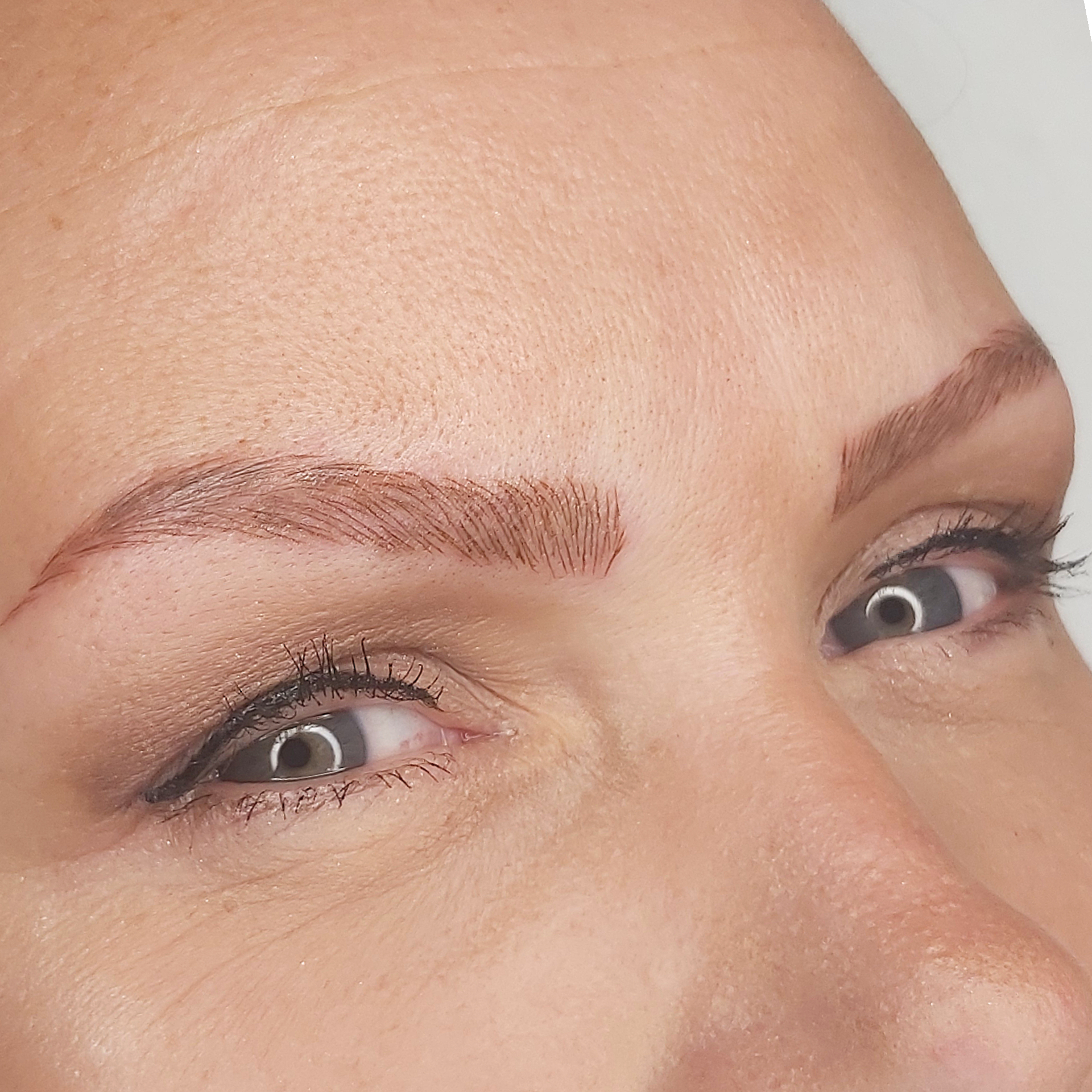 Close image of the result of a micropigmentation work by Deluxe Micropigmentation